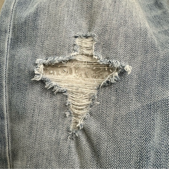 Abercrombie & Fitch Distressed Skinny High Waisted Jeans Size 28/6 - Picture 5 of 15